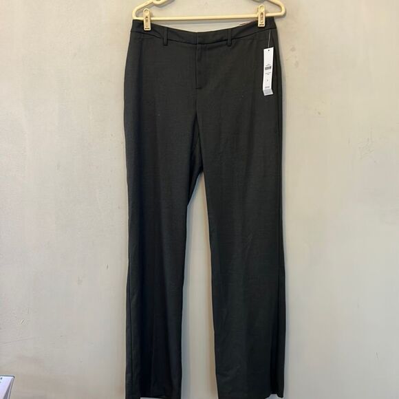 Coldwater Creek  sage green flannel natural fit bootcut pants Size 8 New - Picture 1 of 9